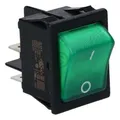 Produktbild: Wippschalter DOMETIC 292627410 Ein Aus grün 230V für Absorberkühlschrank