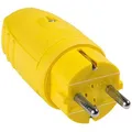 Produktbild: as-Schwabe Schutzkontaktstecker 62403, außen, IP44, Gummi, gelb