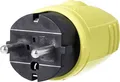 Produktbild: AS Schwabe 62403 Schutzkontaktstecker Gummi 230V Gelb IP44