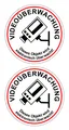 Produktbild: Aufkleber Videoüberwachung... 2 Stück 145 x 75 mm Sticker Autocollant