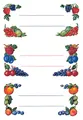 Produktbild: HERMA Haushalts Etiketten Beerenarrangements 76 x 35 mm 4 Blatt à 3 Etiketten