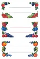 Produktbild: HERMA Haushalts-Etiketten Beerenarrangements, 76 x 35 mm
