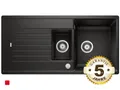 Produktbild: Spülbecken Blanco Zia 6 S Schwarz 526020 Granitspüle Küchenspüle 60er US