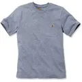Produktbild: carhartt K87 POCKET S/S T-SHIRT | Heather-grey | L - Heather-grey