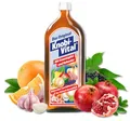 Produktbild: KnobiVital mit Granatapfel & Holunder Bio (960 ml) I Hochkonzentrierter Knoblauchsaft mit Thiamin für Energie, Nerven & Herz - Natürlich & ohne Zusätze