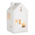 Produktbild: Räder Lichthaus Wohnhaus aus Porzellan unglasiert in der Farbe Weiß, Maße: 11 x 6 x 6 cm, 89803