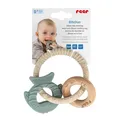 Produktbild: reer BiteDuo | Silikon-Holz-Beißring für Babys | Baby Zahnungshilfe | Mtorikspielzeug