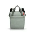 Produktbild: reisenthel allrounder R twist sage – Rucksack und Tragetasche in einem – Mit Stecklasche für Reisetrolleys