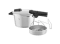 Produktbild: Fissler Schnellkochtopf Vitaquick® Glossy, Silber, Metall, 4.5 L, Druckregelventil, Sicherheitsverschluss, Kochen, Töpfe, Schnellkochtöpfe