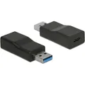 Produktbild: Delock USB3.0 Adapter A-Stecker zu C-Buchse (USB Typ-C, 5.20 cm) (65696)