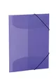 Produktbild: HERMA Sammelmappen A3 Violett Lila Transluzent Set, 3 Stück, Eckspanner-Mappen aus Kunststoff mit Gummizug und Innenklappen für Kinder, Jungen und Mädchen