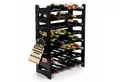 Produktbild: BigDean Flaschenregal BigDean Flaschenregal stapelbar für 48 Flaschen We, Set 8-tlg., Modular, Erweiterbar, Werkzeugfrei, Robust, Standsicher