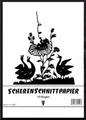 Produktbild: 3901 Scherenschnittpapier - Heft A3, 10 Blatt, schwarz