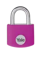 Produktbild: Yale 32mm Aluminium Vorhängeschloss Standardsicherheit Rosa YE3B/32/116/1/P