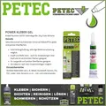 Produktbild: 20g PETEC 93720 POWER KLEBER GEL UNIVERSAL SEKUNDENKLEBER BLITZSCHNELL KLEBSTOFF