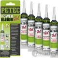 Produktbild: 5x 20g PETEC POWER KLEBER GEL UNIVERSAL SEKUNDENKLEBER BLITZSCHNELL KLEBSTOFF