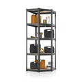 Produktbild: Juskys Lageregal Corner Basic 180 x 70 x 40-70 cm 875 kg 5 Böden Schwerlastregal Metall Grau