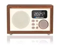 Produktbild: Radio Holz Radiowecker  LCD Display Fernbedienung microSD Karten AUX