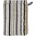 Produktbild: CAWÖ Waschhandschuh - C Life Style Stripes, Waschlappen, Walkfrottier Beige 16x22cm