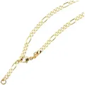 Produktbild: Fußkette JOBO, gold (gelbgold 333), Fußketten, Damen, Gelbgold 333, 333 Gold 25 cm