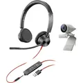 Produktbild: POLY Studio P5 Kit mit Blackwire 3325 Corded Headset, Mehrfarbig