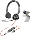Produktbild: POLY Studio P5 Kit mit Blackwire 3325 Corded Headset, Mehrfarbig