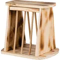 Produktbild: TRIXIE Heuraufe mit Deckel, Holz/geflammt, 61193