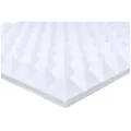 Produktbild: Quiet Please Dämmplatte Basotect® Pyramidenschaum Noppenschaum weiß 1000x500x50mm Schallabsorb, (1-St), 1000 x 500 x 50 mm [L x B x H] weiß 50 cm x 100 cm x 5 cm