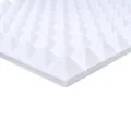 Produktbild: Quiet Please Basotect® Pyramidenschaum Noppenschaum weiß 1000x500x50mm Schallabsorber Schallschutz Schalldämmung für Wand und Decke