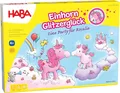 Produktbild: HABA Einhorn Glitzerglück – Kooperatives Lauf- und Sammelspiel für 2-4 Spieler