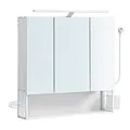 Produktbild: VASAGLE Spiegelschrank weiß 70,0 x 14,5 x 70,0 cm