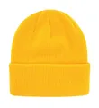 Produktbild: axy Kinder Winter Beanie Strickmütze mit breiter Krempe für Jungs und Mädchen von 1-6 Jahren, Kindermütze Jungen Kleinkind (Gelb)
