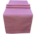 Produktbild: matches21 HOME & HOBBY Tischdecke Outdoor Tischläufer pink rechteckig 140x40 cm abwaschbar (1-tlg), Moderne wetterfeste Außenbereich Läufer Garten-Tischdecke