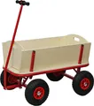 Produktbild: Profi Bollerwagen BOLLY | HxBxT 97x95x60cm | Traglast 150kg | Rot