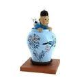 Produktbild: Tim und Struppi - Tintin in Vase Blaue Lotus Figur 46401  22,5 cm Neu/OVP