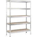 Produktbild: Schulte Stecksystem-Schwerlastregal L 180 cm x 130 cm x 45 cm Verzinkt