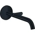Produktbild: hansgrohe AXOR One Waschtischmischer für Wandmontage Select, Unterputz, Ausladung 220mm, 48112670, Farbe: Schwarz Matt
