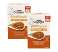 Produktbild: GOURMET Gold Nassfutter in Soße Rindfleisch, Lachs für Katzen 192x85g