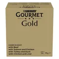 Produktbild: 7613038543154 PURINA GOURMET GOLD Stücke in Sauce Mix 4 Geschmacksrichtungen - N