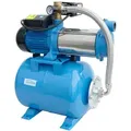 Produktbild: Güde Hauswasserwerk MP 120/5A 24 LT - 5400 l/h - Ansaughöhe 7,5m - 24L Kessel - Schwarz/Blau/Silber