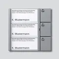 Produktbild: Siedle Vario BTM 650-03 SM Bus-Tasten-Modul, silber-metallic (200035739-00)