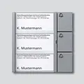 Produktbild: Siedle Vario BTM 650-03 SM Bus-Tasten-Modul, silber-metallic (200035739-00)