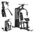 Produktbild: ArtSport Kraftstation ProfiGym 3000 mit 14 Gewichten, 77 kg - Bizeps, Lattzug, Butterfly - Schwarz