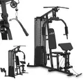 Produktbild: ArtSport Kraftstation ProfiGym 3000 mit 14 Gewichten, 77 kg - Bizeps, Lattzug, Butterfly - Schwarz