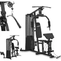 Produktbild: ArtSport Kraftstation ProfiGym 3000 - 14 Gewichte, 77 kg - Bizeps, Lattzug, Butterfly - Schwarz - Schwarz
