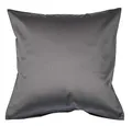 Produktbild: Traumschloss Mako-Satin Kissenbezug aus 100% gekämmter Mako-Baumwolle - hautsympathisch und atmungsaktiv, Farbe:Graphit, Größe:40x40