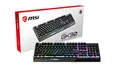 Produktbild: MSI Vigor GK30 Gaming-Tastatur (DE-Layout) QWERTZ - Mechanische Membran-Switches, wasserfest, RGB Mystic Light, Beleuchtungs- & Media-Hotkeys, rutschfeste Game Base, vergoldeter USB 2.0 - Full-Size