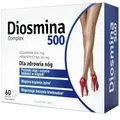 Produktbild: Diosmina Complex 60 Tabletten – Diosmin Hesperidin Rutin Ruscus Extrakt (Mäusedorn) I Hämorrhoiden Krampfadern und dazu: GoNet RFID Kartenhülle