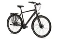 Produktbild: Airtracks 28 Zoll Herren XXL City Fahrrad Reinforced bis150 kg Citybike CI.2880 Shimano Nexus 7 Gang Nabendynamo - Schwarz Matt - Rahmenhöhen 56cm 60cm - 60cm (Körpergröße 185-195cm)