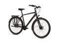 Produktbild: Airtracks Cityrad Herren XXL City Fahrrad 28 Zoll CI.2880, 7 Gang Shimano NEXUS Schaltwerk, Nabenschaltung, (SHIMANO NEXUS), Schwarz Matt - Rahmenhöhen 56 cm & 60 cm » Modeljahr 2026